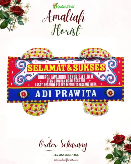 Papan Bunga Ucapan Selamat Sulaa
